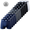 Polo Wear Men's Boxer Briefs 12 or 6 Pack Underwear Low Rise Trunks Multicolor