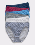 Hanes Ultimate Women's Breathable Hi-Cut Underwear, 6-Pack